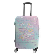 Onyourcases Pastel Aesthetic Hello Kitty Wallpaper Custom Luggage Case Cover Top Suitcase Travel Trip Vacation Baggage Cover Protective Print