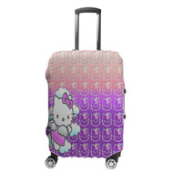 Onyourcases Purple Hello Kitty Nerd Wallpaper Custom Luggage Case Cover Top Suitcase Travel Trip Vacation Baggage Cover Protective Print