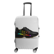 Onyourcases Rhyton Gucci Logo Leather Sneaker Black Custom Luggage Case Cover Top Suitcase Travel Trip Vacation Baggage Cover Protective Print