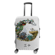 Onyourcases Studio Ghibli Tribute Custom Luggage Case Cover Top Suitcase Travel Trip Vacation Baggage Cover Protective Print