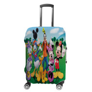 Onyourcases Wallpaper Background Mickey Mouse Clubhouse Custom Luggage Case Cover Top Suitcase Travel Trip Vacation Baggage Cover Protective Print