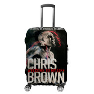 Onyourcases Welcome To My Life Chris Brown Custom Luggage Case Cover Top Suitcase Travel Trip Vacation Baggage Cover Protective Print