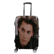 Onyourcases Young Johnny Depp Custom Luggage Case Cover Top Suitcase Travel Trip Vacation Baggage Cover Protective Print
