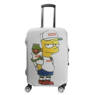 Onyourcases Bart And Kermit Supreme Logo Custom Luggage Case Cover Suitcase Travel Top Trip Vacation Baggage Cover Protective Print