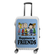 Onyourcases Friends Snoopy And Charlie Brown Custom Luggage Case Cover Suitcase Travel Top Trip Vacation Baggage Cover Protective Print