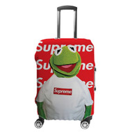 Onyourcases Kermit Frog Supreme Poster Custom Luggage Case Cover Suitcase Travel Top Trip Vacation Baggage Cover Protective Print