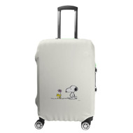 Onyourcases Snoopy Woodstock Wallpaper Black Background Custom Luggage Case Cover Suitcase Travel Top Trip Vacation Baggage Cover Protective Print