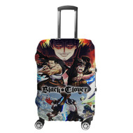 Onyourcases Black Clover Custom Luggage Case Cover Suitcase Travel Trip Top Vacation Baggage Cover Protective Print