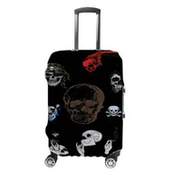 Onyourcases Creepy Mickey Mouse Skull Wallpaper Custom Luggage Case Cover Suitcase Travel Trip Top Vacation Baggage Cover Protective Print