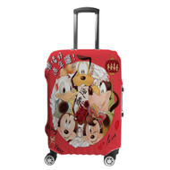 Onyourcases Disney Mickey Mouse Bedroom Wallpaper Custom Luggage Case Cover Suitcase Travel Trip Top Vacation Baggage Cover Protective Print