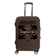 Onyourcases Louis Vuitton And Supreme Wallpaper Custom Luggage Case Cover Suitcase Travel Trip Top Vacation Baggage Cover Protective Print