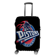 Onyourcases Detroit Pistons NBA Custom Luggage Case Cover Suitcase Travel Trip Vacation Top Baggage Cover Protective Print