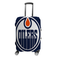 Onyourcases Edmonton Oilers NHL Custom Luggage Case Cover Suitcase Travel Trip Vacation Top Baggage Cover Protective Print