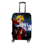 Onyourcases Edward Elric Fullmetal Alchemist Custom Luggage Case Cover Suitcase Travel Trip Vacation Top Baggage Cover Protective Print