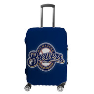 Onyourcases Milwaukee Brewers MLB Custom Luggage Case Cover Suitcase Travel Trip Vacation Top Baggage Cover Protective Print