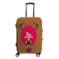 Onyourcases Musically Dog Custom Luggage Case Cover Suitcase Travel Trip Vacation Top Baggage Cover Protective Print