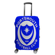 Onyourcases Portsmouth FC Custom Luggage Case Cover Suitcase Travel Trip Vacation Top Baggage Cover Protective Print