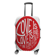 Onyourcases Red Love Custom Luggage Case Cover Suitcase Travel Trip Vacation Top Baggage Cover Protective Print