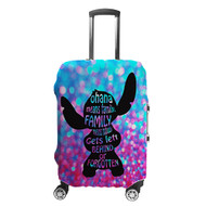 Onyourcases stitch ohana means family Custom Luggage Case Cover Suitcase Travel Trip Vacation Top Baggage Cover Protective Print