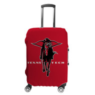 Onyourcases Texas Tech Red Raiders Logo Custom Luggage Case Cover Suitcase Travel Trip Vacation Top Baggage Cover Protective Print