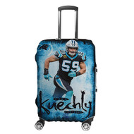 Onyourcases Luke Kuechly NFL Carolina Panthers Custom Luggage Case Cover Brand Suitcase Travel Trip Vacation Baggage Top Cover Protective Print