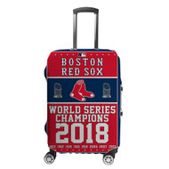 Onyourcases MLB Boston Red Sox Champions Custom Luggage Case Cover Brand Suitcase Travel Trip Vacation Baggage Top Cover Protective Print