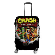 Onyourcases Crash Bandicoot Custom Luggage Case Cover Suitcase Brand Travel Trip Vacation Baggage Cover Top Protective Print