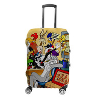 Onyourcases The Bugs Bunny Looney Tunes Custom Luggage Case Cover Suitcase Brand Travel Trip Vacation Baggage Cover Top Protective Print