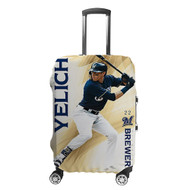 Onyourcases Christian Yelich MLB Milwaukee Brewers Custom Luggage Case Cover Suitcase Travel Brand Trip Vacation Baggage Cover Protective Top Print