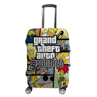 Onyourcases Grand Theft Auto Springfield Simpsons Custom Luggage Case Cover Suitcase Travel Brand Trip Vacation Baggage Cover Protective Top Print