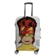 Onyourcases Homer Simpson Ziggy Stardust Custom Luggage Case Cover Suitcase Travel Brand Trip Vacation Baggage Cover Protective Top Print