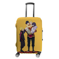 Onyourcases Naruto and Hinata s Family Custom Luggage Case Cover Suitcase Travel Brand Trip Vacation Baggage Cover Protective Top Print