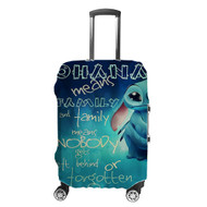 Onyourcases Ohana Means Family Quotes Custom Luggage Case Cover Suitcase Travel Brand Trip Vacation Baggage Cover Protective Top Print