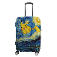 Onyourcases Pikachu Pokemon Starry Night Custom Luggage Case Cover Suitcase Travel Brand Trip Vacation Baggage Cover Protective Top Print