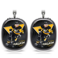 Onyourcases Evgeni Malkin Pittsburgh Penguins NHL Custom AirPods Max Case Cover Personalized Transparent TPU Shockproof Smart Protective Cover Shock-proof Dust-proof Slim New Accessories Compatible with AirPods Max
