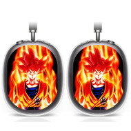 Onyourcases goku super saiyan god Custom AirPods Max Case Cover Personalized Transparent TPU Shockproof Smart Protective Cover Shock-proof Dust-proof Slim New Accessories Compatible with AirPods Max