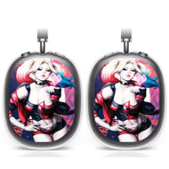 Onyourcases Harley Quinn Kiss Custom AirPods Max Case Cover Personalized Transparent TPU Shockproof Smart Protective Cover Shock-proof Dust-proof Slim New Accessories Compatible with AirPods Max