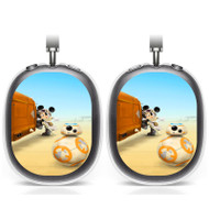 Onyourcases BB8 and Minnie Mouse Star Wars The Force Awakens Custom AirPods Max Case Cover Personalized Transparent TPU Shockproof Smart Protective Cover Shock-proof Dust-proof Slim Best Accessories Compatible with AirPods Max