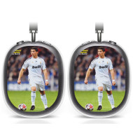 Onyourcases Cristiano Ronaldo Real Madrid Custom AirPods Max Case Cover Personalized Transparent TPU Shockproof Smart Protective Cover Shock-proof Dust-proof Slim Best Accessories Compatible with AirPods Max
