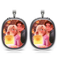 Onyourcases Disney Tangled Rapunzel and Flynn Custom AirPods Max Case Cover Personalized Transparent TPU Shockproof Smart Protective Cover Shock-proof Dust-proof Slim Best Accessories Compatible with AirPods Max
