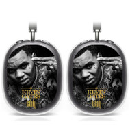 Onyourcases Kevin Gates Tattoes Custom AirPods Max Case Cover Personalized Transparent TPU Shockproof Smart Protective Cover Shock-proof Dust-proof Slim Best Accessories Compatible with AirPods Max