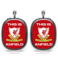 Onyourcases Liverpool This is Anfield Custom AirPods Max Case Cover Personalized Transparent TPU Shockproof Smart Protective Cover Shock-proof Dust-proof Slim Best Accessories Compatible with AirPods Max