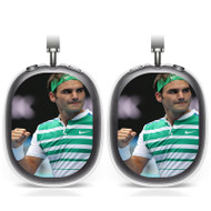 Onyourcases Roger Federer Custom AirPods Max Case Cover Personalized Transparent TPU Shockproof Smart Protective Cover Shock-proof Dust-proof Slim Best Accessories Compatible with AirPods Max