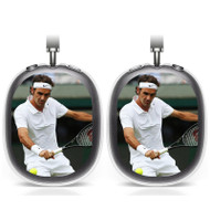 Onyourcases Roger Federer Tennis Custom AirPods Max Case Cover Personalized Transparent TPU Shockproof Smart Protective Cover Shock-proof Dust-proof Slim Best Accessories Compatible with AirPods Max