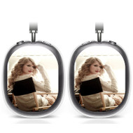 Onyourcases Taylor Swift Glass Custom AirPods Max Case Cover Personalized Transparent TPU Shockproof Smart Protective Cover Shock-proof Dust-proof Slim Best Accessories Compatible with AirPods Max