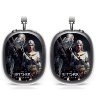 Onyourcases The Witcher 3 Wild Hunt Geralt and Ciri Custom AirPods Max Case Cover Personalized Transparent TPU Shockproof Smart Protective Cover Shock-proof Dust-proof Slim Best Accessories Compatible with AirPods Max