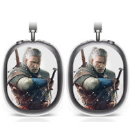 Onyourcases The Witcher 3 Wild Hunt Geralt Two Sword Custom AirPods Max Case Cover Personalized Transparent TPU Shockproof Smart Protective Cover Shock-proof Dust-proof Slim Best Accessories Compatible with AirPods Max