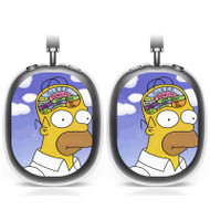 Onyourcases Homer Simpson s Brain Custom AirPods Max Case Cover Personalized Transparent TPU Shockproof Smart Protective Cover Shock-proof Dust-proof Slim Accessories Best Compatible with AirPods Max