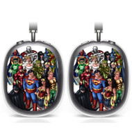 Onyourcases Justice League Custom AirPods Max Case Cover Personalized Transparent TPU Shockproof Smart Protective Cover Shock-proof Dust-proof Slim Accessories Best Compatible with AirPods Max
