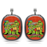 Onyourcases Teenage Mutant Ninja Turtles Pizza Power Custom AirPods Max Case Cover Personalized Transparent TPU Shockproof Smart Protective Cover Shock-proof Dust-proof Slim Accessories Best Compatible with AirPods Max